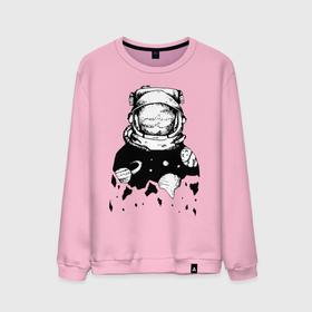 Мужской свитшот хлопок с принтом Космонавт , 100% хлопок |  | cosmonaut | cosmos | moon | planet | saturn | space | spacesuit | космонавт | космос | луна | планета | сатурн | скафандр