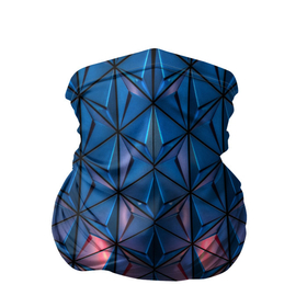 Бандана-труба 3D с принтом Геометрический принт в Екатеринбурге, 100% полиэстер, ткань с особыми свойствами — Activecool | плотность 150‒180 г/м2; хорошо тянется, но сохраняет форму | абстракция | геометрия | кубы | линии | симметрия