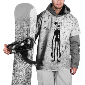 Накидка на куртку 3D с принтом Сиреноголовый в Новосибирске, 100% полиэстер |  | siren head | zombie | великан | гигант | голова | гранж | гуманоид | зверь | зомби | инопланетянин | клещни | криптид | мистика | монстр | нло | пришелец | сирена | скелет | страшный | существа | тень | титан