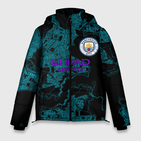 Мужская зимняя куртка 3D с принтом Manchester City МанСити в Тюмени, верх — 100% полиэстер; подкладка — 100% полиэстер; утеплитель — 100% полиэстер | длина ниже бедра, свободный силуэт Оверсайз. Есть воротник-стойка, отстегивающийся капюшон и ветрозащитная планка. 

Боковые карманы с листочкой на кнопках и внутренний карман на молнии. | Тематика изображения на принте: fc | football | football club | manchester city | гостевая | гостей | кевин де брейне | ле | лига европы | лига чемпионов | лч | ман сити | манчестер сити | рпл | серхио | спортивная | стерлинг | фил | фк | форма | футбол | ф