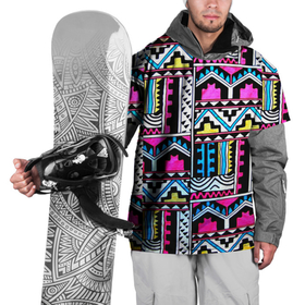 Накидка на куртку 3D с принтом Ацтеки в Санкт-Петербурге, 100% полиэстер |  | абстракция | африка | африканский мотив | африканский паттерн | ацтеки | коллаж | паттерн | хиппи