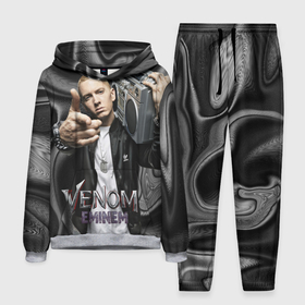 Мужской костюм 3D (с толстовкой) с принтом Eminem Venom в Белгороде,  |  | Тематика изображения на принте: eminem | rap | venom eminem | рэп | хип хоп | эминем