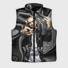 Мужской жилет утепленный 3D с принтом Eminem Venom в Санкт-Петербурге,  |  | eminem | rap | venom eminem | рэп | хип хоп | эминем