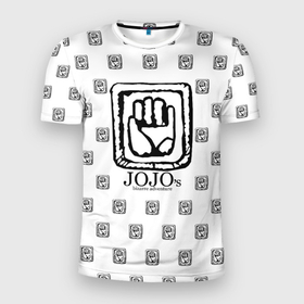 Мужская футболка 3D спортивная с принтом JoJo Bizarre Adventure в Новосибирске, 100% полиэстер с улучшенными характеристиками | приталенный силуэт, круглая горловина, широкие плечи, сужается к линии бедра | anime | jojo | jojo’s bizarre adventure | аниме | анимэ | биззаре адвенчер | джо | джо джо | джоджо | джонатан джостар | дзёсукэ хигасиката | дзётаро кудзё | жожо | игги | кира | лого | манга | невероятные приключения