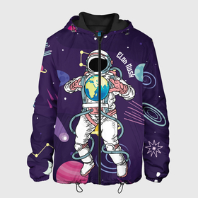 Мужская куртка 3D с принтом Elon Musk в Екатеринбурге, ткань верха — 100% полиэстер, подклад — флис | прямой крой, подол и капюшон оформлены резинкой с фиксаторами, два кармана без застежек по бокам, один большой потайной карман на груди. Карман на груди застегивается на липучку | astronaut | celebrity | cosmonaut | cosmos | genius | gloves | planet | space | spacesuit | гений | знаменитость | космонавт | космос | перчатки | планета | скафандр