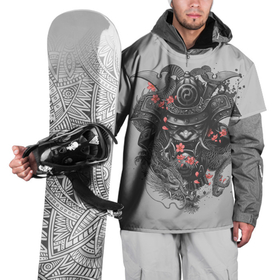 Накидка на куртку 3D с принтом Samurai в Курске, 100% полиэстер |  | Тематика изображения на принте: острова | самурай | токио | япония