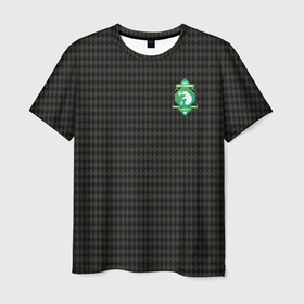 Мужская футболка 3D с принтом Slytherin в Белгороде, 100% полиэфир | прямой крой, круглый вырез горловины, длина до линии бедер | harry potter | slytherin | vdzabma | гарри поттер | слизерин