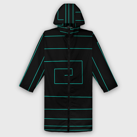Дождевик унисекс 3D с принтом геометрия нарушена в Ухте,  |  | cyber | neon | punk | tron | геометрия