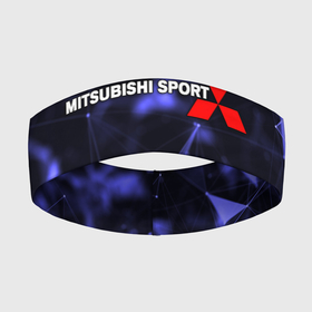Повязка на голову 3D с принтом MITSUBISHI в Кировске,  |  | mitsubishi | авто | автомобиль | лого | логотип | митсубиси | митсубиши | текстура