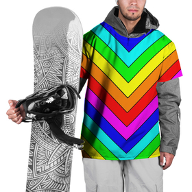 Накидка на куртку 3D с принтом Rainbow Stripes в Кировске, 100% полиэстер |  | Тематика изображения на принте: geometry | gradient | neon | геометрические | градиент | детям | кислота | кислотный | конус | красочный | линии | неоновые | пирамида | полоска | полосы | радуга | радужный | разноцветные | сочный | треугольники