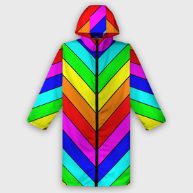 Дождевик унисекс 3D с принтом Rainbow Stripes в городе Новоалтайск,  |  | geometry | gradient | neon | геометрические | градиент | детям | кислота | кислотный | конус | красочный | линии | неоновые | пирамида | полоска | полосы | радуга | радужный | разноцветные | сочный | треугольники