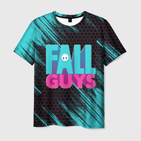 Мужская футболка 3D с принтом ФОЛЛ ГАЙС в Курске, 100% полиэфир | прямой крой, круглый вырез горловины, длина до линии бедер | fall | fall guys | fall guys: ultimate knockout. | fallguys | guys | knockout | ultimate | гайс | фалл | фол | фолгайс | фолл | фоллгайс