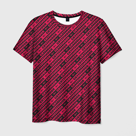 Мужская футболка 3D с принтом Гриффиндор паттерн в Тюмени, 100% полиэфир | прямой крой, круглый вырез горловины, длина до линии бедер | gryffindor | harry potter | vdzabma | гарри поттер | гриффиндор