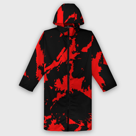 Дождевик унисекс 3D с принтом Красный на черном в городе Новоалтайск,  |  | abstract | black | demon | halloween | pattern | red | абстрактные | алые | брызги | демон | камуфляж | краска | краски | кровавый | кровь | лава | мазки | маскировка | милитари | огонь | паттерн | пламя | пятна | пятнистый