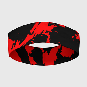 Повязка на голову 3D с принтом Красный на черном ,  |  | abstract | black | demon | halloween | pattern | red | абстрактные | алые | брызги | демон | камуфляж | краска | краски | кровавый | кровь | лава | мазки | маскировка | милитари | огонь | паттерн | пламя | пятна | пятнистый