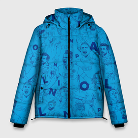 Мужская зимняя куртка 3D с принтом Наполи Блю в Белгороде, верх — 100% полиэстер; подкладка — 100% полиэстер; утеплитель — 100% полиэстер | длина ниже бедра, свободный силуэт Оверсайз. Есть воротник-стойка, отстегивающийся капюшон и ветрозащитная планка. 

Боковые карманы с листочкой на кнопках и внутренний карман на молнии. | napoli | гамсик | гамшик | инсинье | кальехон | каннаваро | кулибали | лавесси | маджио | марадона | мертенс | наполи | неаполь