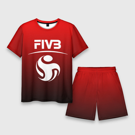 Мужской костюм с шортами 3D с принтом FIVB ВОЛЕЙБОЛ в Белгороде,  |  | Тематика изображения на принте: fivb | voleybal | volleyball | волебол | волейбол | волейбола | волейболист | волейболистка | воллейбол | международная | федерация | фивб