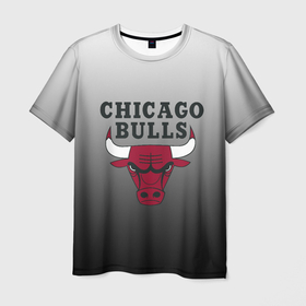 Мужская футболка 3D с принтом JORDAN   CHICAGO BULLS , 100% полиэфир | прямой крой, круглый вырез горловины, длина до линии бедер | basketball | jordan | michael | michael jordan | баскетбол | джордан | майкл | стиль