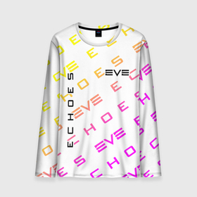 Мужской лонгслив 3D с принтом EVE ECHOES   ИВ ЭХО в Тюмени, 100% полиэстер | длинные рукава, круглый вырез горловины, полуприлегающий силуэт | echo | echoes | eve | game | games | logo | online | space | ев онлайн | ев эхо | еве | ив онлайн | ив эхо | игра | игры | космос | лого | логотип | логотипы | онлайн | символ | символы | эхо | эхос