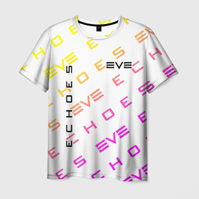 Мужская футболка 3D с принтом EVE ECHOES   ИВ ЭХО , 100% полиэфир | прямой крой, круглый вырез горловины, длина до линии бедер | echo | echoes | eve | game | games | logo | online | space | ев онлайн | ев эхо | еве | ив онлайн | ив эхо | игра | игры | космос | лого | логотип | логотипы | онлайн | символ | символы | эхо | эхос