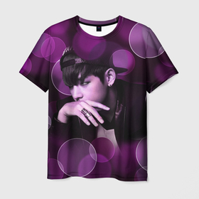 Мужская футболка 3D с принтом BTS в Белгороде, 100% полиэфир | прямой крой, круглый вырез горловины, длина до линии бедер | Тематика изображения на принте: bts | jeon | jeon jungkook | бтс | джонгук | чон | чонгук