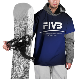 Накидка на куртку 3D с принтом FIVB Volleyball в Курске, 100% полиэстер |  | fivb | voleybal | volleyball | волебол | волейбол | волейбола | волейболист | волейболистка | воллейбол | международная | федерация | фивб