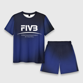 Мужской костюм с шортами 3D с принтом FIVB Volleyball в Петрозаводске,  |  | Тематика изображения на принте: fivb | voleybal | volleyball | волебол | волейбол | волейбола | волейболист | волейболистка | воллейбол | международная | федерация | фивб