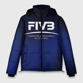 Мужская зимняя куртка 3D с принтом FIVB Volleyball в Белгороде, верх — 100% полиэстер; подкладка — 100% полиэстер; утеплитель — 100% полиэстер | длина ниже бедра, свободный силуэт Оверсайз. Есть воротник-стойка, отстегивающийся капюшон и ветрозащитная планка. 

Боковые карманы с листочкой на кнопках и внутренний карман на молнии. | Тематика изображения на принте: fivb | voleybal | volleyball | волебол | волейбол | волейбола | волейболист | волейболистка | воллейбол | международная | федерация | фивб