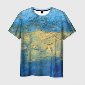Мужская футболка 3D с принтом Palette в Тюмени, 100% полиэфир | прямой крой, круглый вырез горловины, длина до линии бедер | vladimir maramzin | авторские коллекции | краски | орнамент | палитра