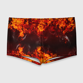 Мужские купальные плавки 3D с принтом огонь , Полиэстер 85%, Спандекс 15% |  | жарптица | огонь | пожар | пожарный | свет | феникс