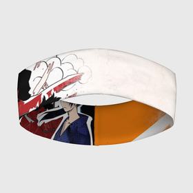 Повязка на голову 3D с принтом Афросамурай аниме в Кировске,  |  | Тематика изображения на принте: аниме | арт аниме | афросамурай | самурай | токийский гуль