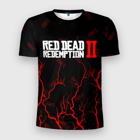 Мужская футболка 3D спортивная с принтом RED DEAD REDEMPTION 2 в Белгороде, 100% полиэстер с улучшенными характеристиками | приталенный силуэт, круглая горловина, широкие плечи, сужается к линии бедра | Тематика изображения на принте: dead | game | games | logo | rdr | rdr2 | red | red dead redemption 2 | redemption | дед | игра | игры | лого | логотип | логотипы | рдр | рдр2 | ред | редемпшен | редемпшн | символ | символы