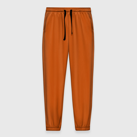 Мужские брюки 3D с принтом Радуга v6 - оранжевый в Тюмени, 100% полиэстер | манжеты по низу, эластичный пояс регулируется шнурком, по бокам два кармана без застежек, внутренняя часть кармана из мелкой сетки | без дизайна | без картинки | одноцветные | оранжевый