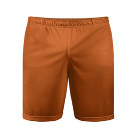 Мужские шорты спортивные с принтом Радуга v6  оранжевый в Новосибирске,  |  | без дизайна | без картинки | одноцветные | оранжевый