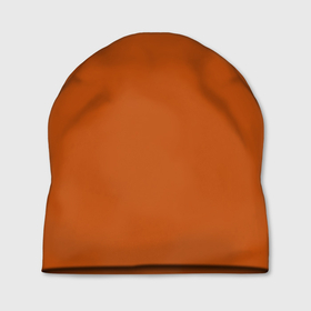 Шапка 3D с принтом Радуга v6   оранжевый в Тюмени, 100% полиэстер | универсальный размер, печать по всей поверхности изделия | без дизайна | без картинки | одноцветные | оранжевый