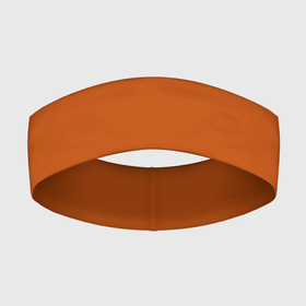 Повязка на голову 3D с принтом Радуга v6   оранжевый в Санкт-Петербурге,  |  | без дизайна | без картинки | одноцветные | оранжевый