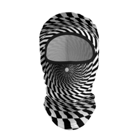 Балаклава 3D с принтом иллюзия в Екатеринбурге, 100% полиэстер, ткань с особыми свойствами — Activecool | плотность 150–180 г/м2; хорошо тянется, но при этом сохраняет форму. Закрывает шею, вокруг отверстия для глаз кайма. Единый размер | воронка | иллюзия | студентам | тоннель | шахматы