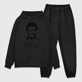 Мужской костюм хлопок OVERSIZE с принтом Пабло Эскобар в Ухте,  |  | narcos | гангстер | история | пабло эскобар | эскобар