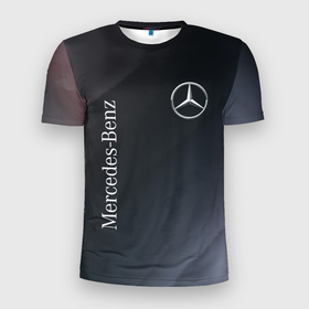 Мужская футболка 3D Slim с принтом MERCEDES   МЕРСЕДЕС в Санкт-Петербурге, 100% полиэстер с улучшенными характеристиками | приталенный силуэт, круглая горловина, широкие плечи, сужается к линии бедра | amg | auto | bens | benz | logo | merc | mercedes | mercedes benz | mersedes | moto | star | vthctltc | авто | амг | бенц | звезда | класс | лого | логотип | мерин | мерс | мерседес | мерседес бенц | мото | символ | символы | ьуксувуы