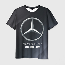 Мужская футболка 3D с принтом MERCEDES   МЕРСЕДЕС в Тюмени, 100% полиэфир | прямой крой, круглый вырез горловины, длина до линии бедер | Тематика изображения на принте: amg | auto | bens | benz | logo | merc | mercedes | mercedes benz | mersedes | moto | star | vthctltc | авто | амг | бенц | звезда | класс | лого | логотип | мерин | мерс | мерседес | мерседес бенц | мото | символ | символы | ьуксувуы