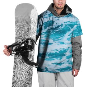Накидка на куртку 3D с принтом Вода волны пена море в Новосибирске, 100% полиэстер |  | вода | волны | море | морская пена | океан | отдых | пена | пучина