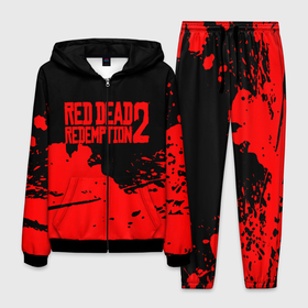 Мужской костюм 3D с принтом RED DEAD REDEMPTION 2 в Санкт-Петербурге, 100% полиэстер | Манжеты и пояс оформлены тканевой резинкой, двухслойный капюшон со шнурком для регулировки, карманы спереди | rdr 2 | rdr2 | rdr2 pc | red dead 2 | red dead online | red dead redemption | red dead redemption 2 | red dead redemption 2 gameplay | red dead redemption 2 pc | western