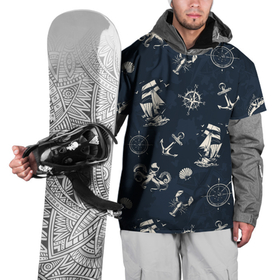 Накидка на куртку 3D с принтом Nautical art в Петрозаводске, 100% полиэстер |  | Тематика изображения на принте: art | octopus | sea | ship | texture | арт | компас | море | океан | осьминог | текстуры