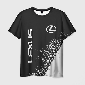 Мужская футболка 3D с принтом LEXUS   ЛЕКСУС , 100% полиэфир | прямой крой, круглый вырез горловины, длина до линии бедер | auto | lexus | logo | moto | symbol | авто | автомобиль | гонки | лексус | лого | логотип | логотипы | марка | машина | мото | символ | символы