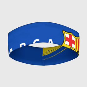 Повязка на голову 3D с принтом BARCELONA   БАРСЕЛОНА в Белгороде,  |  | barca | barcelona | barsa | barselona | fcb | logo | messi | барса | барселона | знак | клуб | лого | логотип | логотипы | месси | символ | символы | футбол | футбольная | футбольный