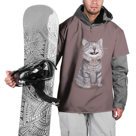 Накидка на куртку 3D с принтом Котёнок ыыы в Санкт-Петербурге, 100% полиэстер |  | Тематика изображения на принте: арт | кот | котёнок | кошка | мем | мемный кот | мемный котенок | мэм | мэмный котёнок | рисунок | серый | серый кот | тёмный | фиолетовый