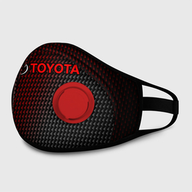 Маска из неопрена с принтом TOYOTA / ТОЙОТА в городе Новоалтайск, неопрен 100% | Форма огибающая нос. Резинки для ушей с дополнительной резинкой на затылке. Клапан для выдоха для активного дыхания при занятиях спортом. Эластичный материал маски и окантовки для лучшего растяжения и прилегания маски.  | auto | camry | corolla | cruiser | land | logo | moto | rav | supra | toyota | авенсис | авто | автомобиль | камри | королла | крузер | ленд | лого | логотип | логотипы | марка | мото | рав | символ | тоета | тоеты | тойота | тойоты