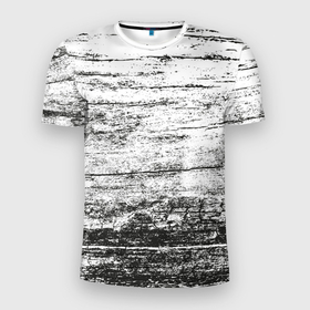 Мужская футболка 3D Slim с принтом Деревянный в Белгороде, 100% полиэстер с улучшенными характеристиками | приталенный силуэт, круглая горловина, широкие плечи, сужается к линии бедра | wood | wooden | дерево | деревянный | древесина | древо