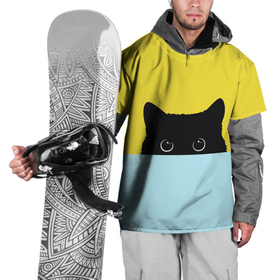 Накидка на куртку 3D с принтом Кот в засаде в Екатеринбурге, 100% полиэстер |  | Тематика изображения на принте: в засаде | выжидает | кот на охоте | кошка на охоте | охота | чёрная кошка | чёрный кот