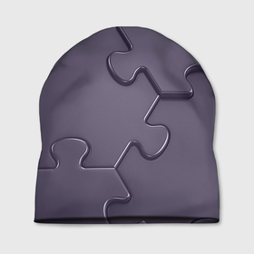 Шапка 3D с принтом Puzzles в Курске, 100% полиэстер | универсальный размер, печать по всей поверхности изделия | puzzles | геометрические пазлы | крупные пазлы | модные пазлы | пазл | пазлы